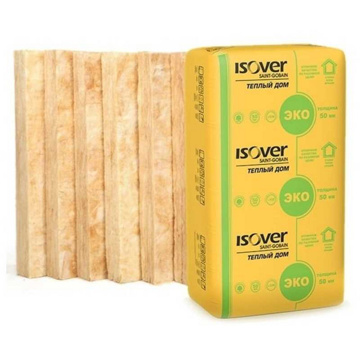 Утеплитель Isover Изовер Тёплый Дом Плита 50х610х1170 в Волхове